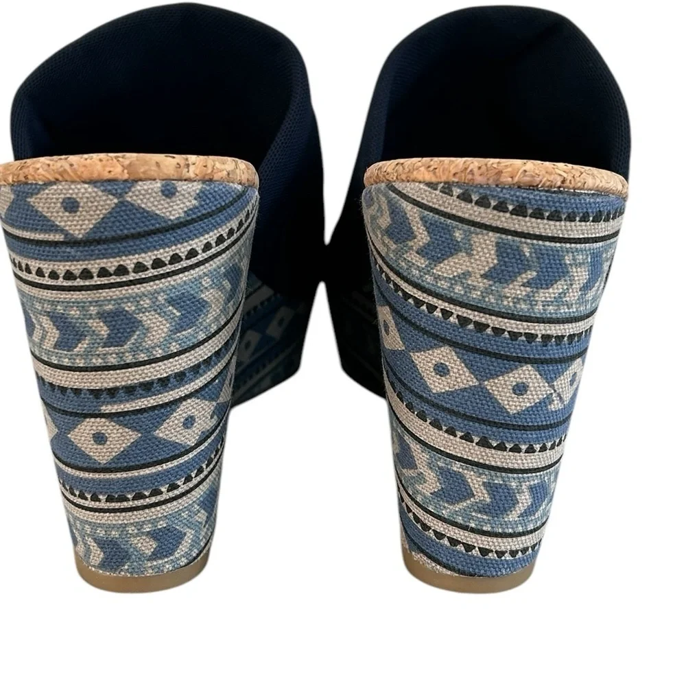 Lucky Brand Blue Marilyn‎ Cork  Wedge Sandal